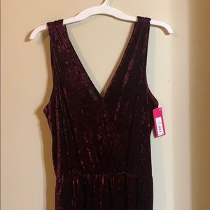 Brand new burgundy velvet jumper